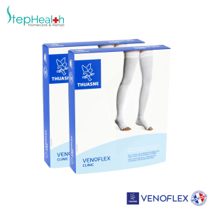 VENOFLEX CLINIC CLASS 2 SOCKS - OPEN TOE (UNISEX)